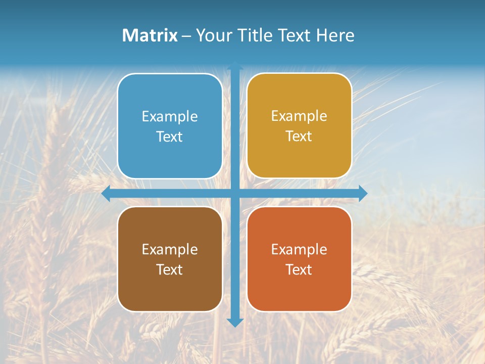 Agriculture Large Rye PowerPoint Template