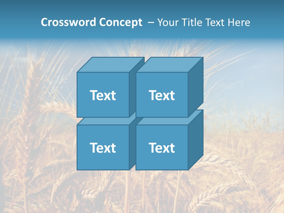 Agriculture Large Rye PowerPoint Template