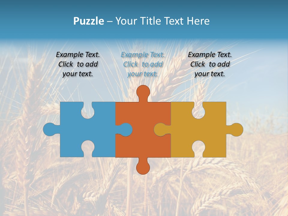 Agriculture Large Rye PowerPoint Template