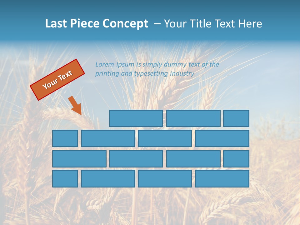 Agriculture Large Rye PowerPoint Template