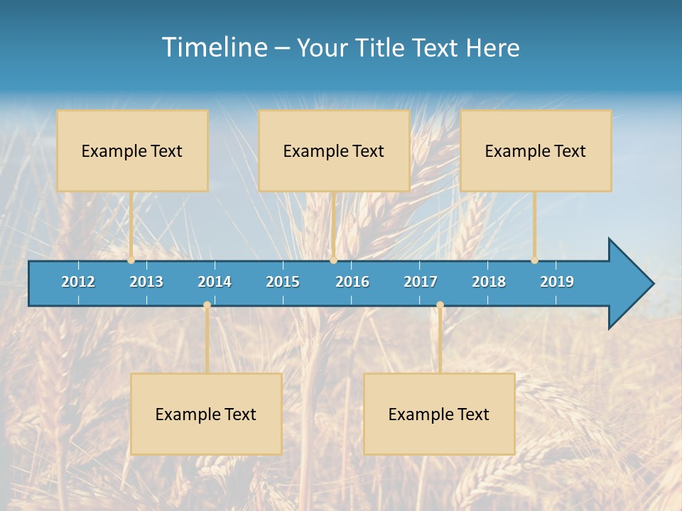 Agriculture Large Rye PowerPoint Template