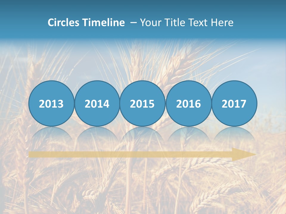 Agriculture Large Rye PowerPoint Template