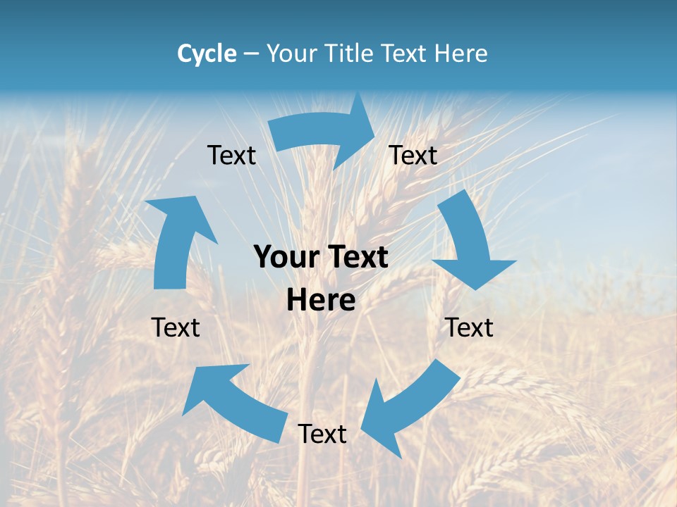 Agriculture Large Rye PowerPoint Template