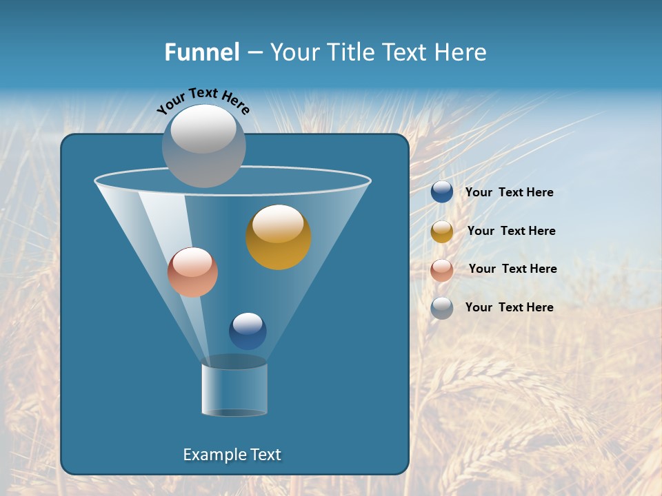 Agriculture Large Rye PowerPoint Template