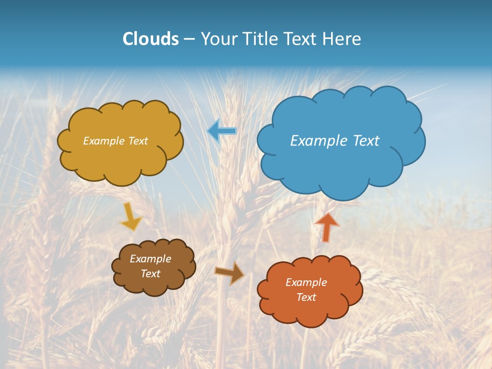 Agriculture Large Rye PowerPoint Template