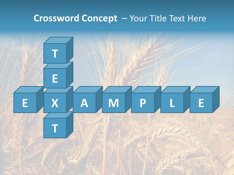 Agriculture Large Rye PowerPoint Template