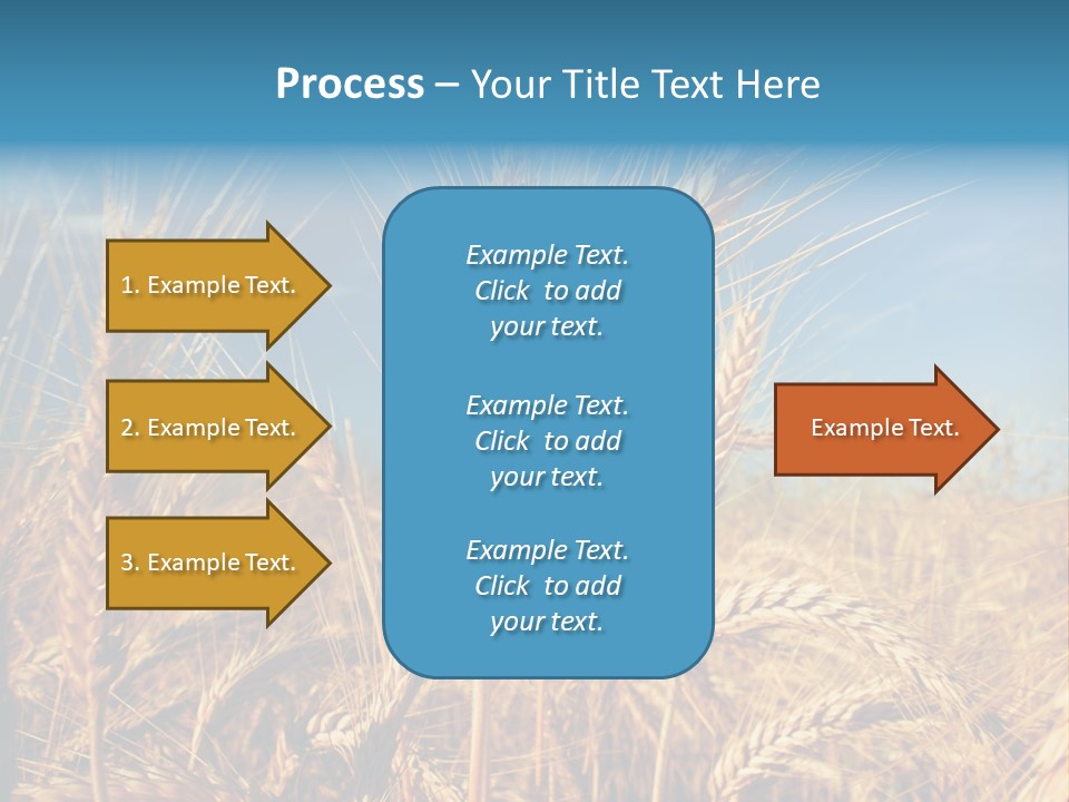Agriculture Large Rye PowerPoint Template