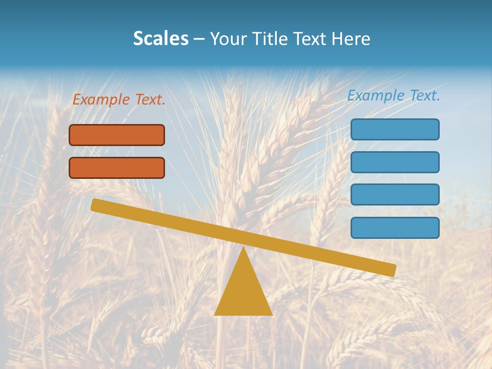 Agriculture Large Rye PowerPoint Template