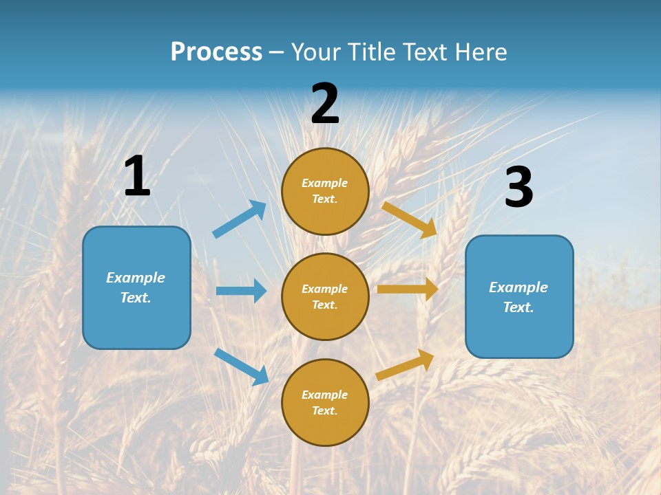 Agriculture Large Rye PowerPoint Template