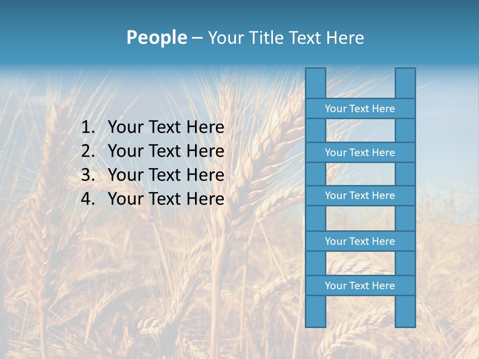 Agriculture Large Rye PowerPoint Template