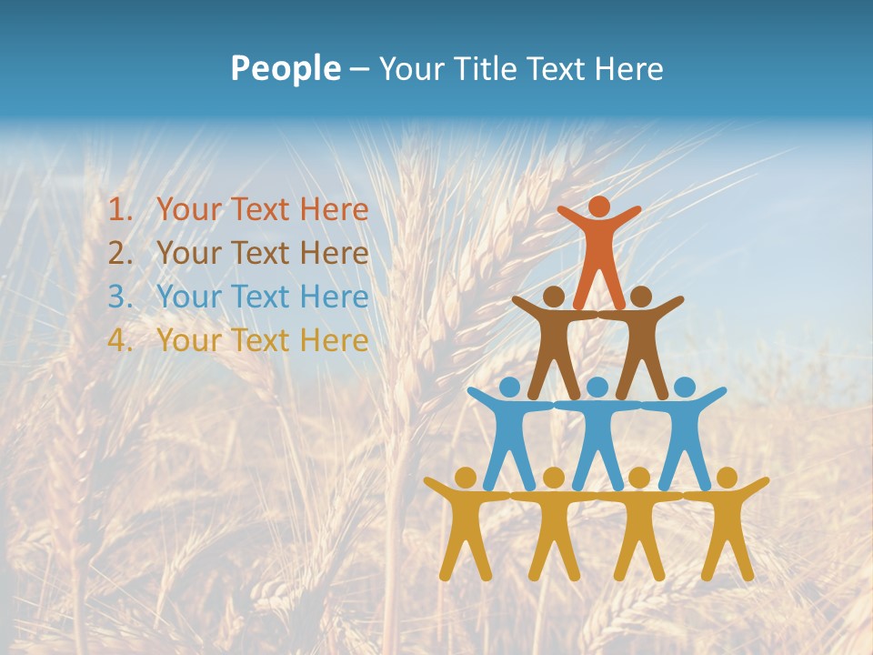 Agriculture Large Rye PowerPoint Template