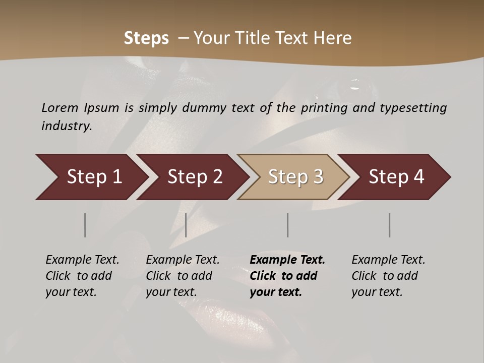 Line Fashion Black PowerPoint Template