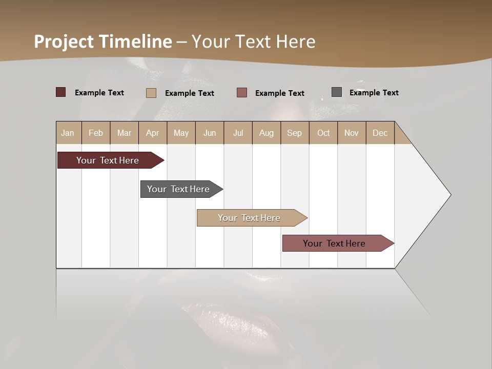 Line Fashion Black PowerPoint Template