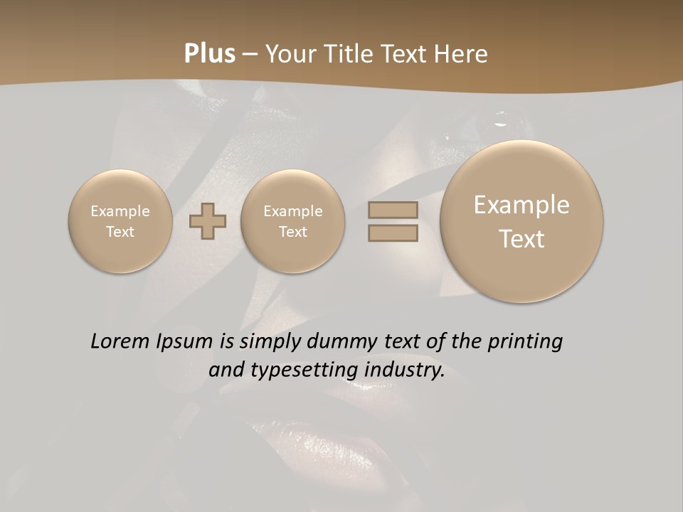 Line Fashion Black PowerPoint Template