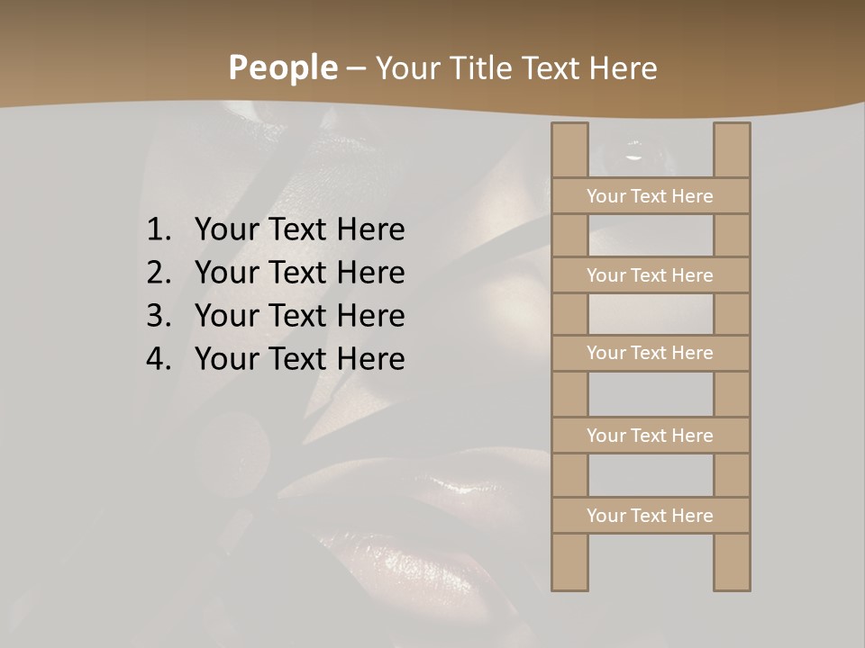 Line Fashion Black PowerPoint Template