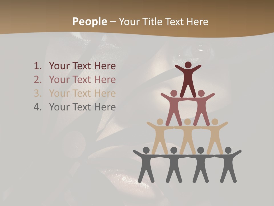 Line Fashion Black PowerPoint Template