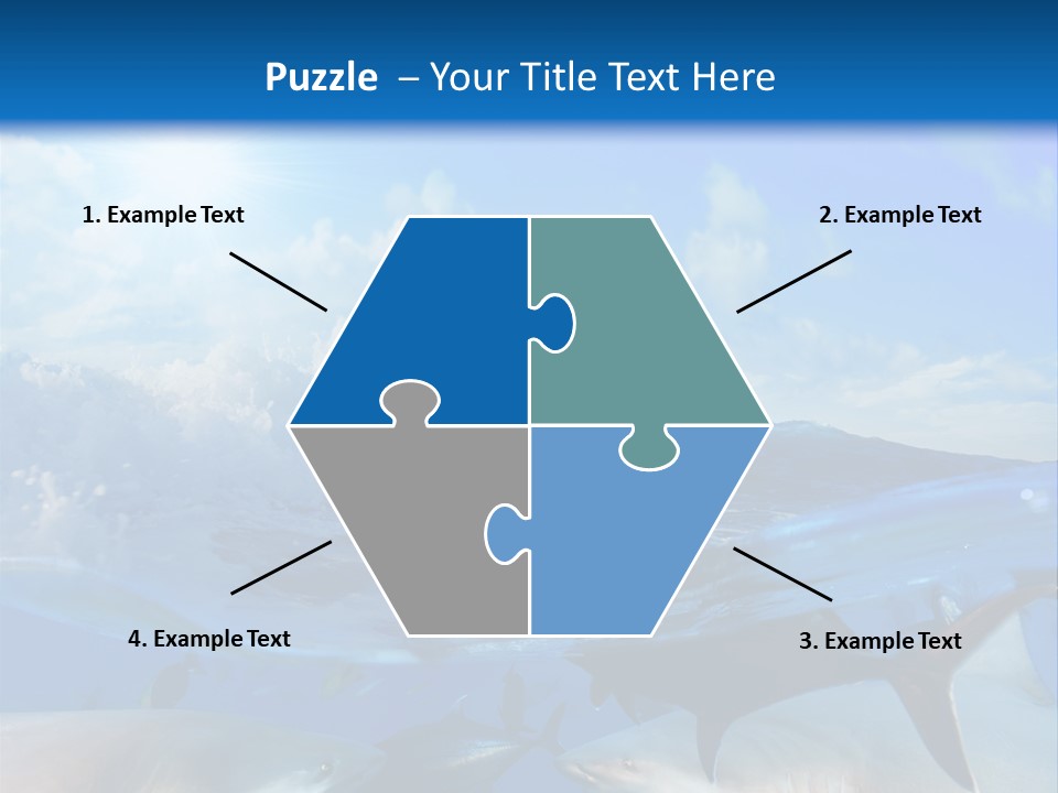 Water Brightly Reef PowerPoint Template