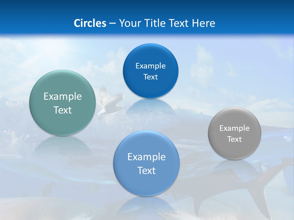 Water Brightly Reef PowerPoint Template