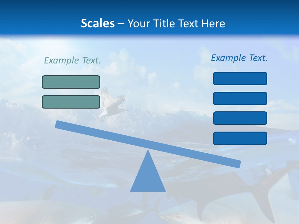 Water Brightly Reef PowerPoint Template