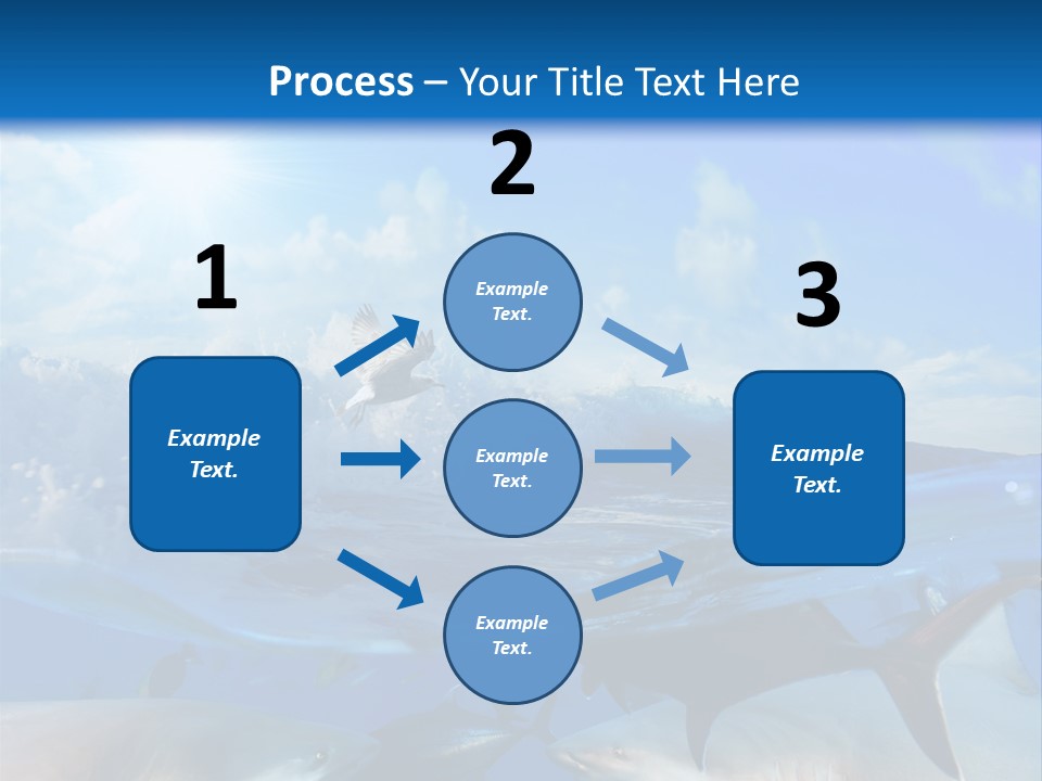 Water Brightly Reef PowerPoint Template