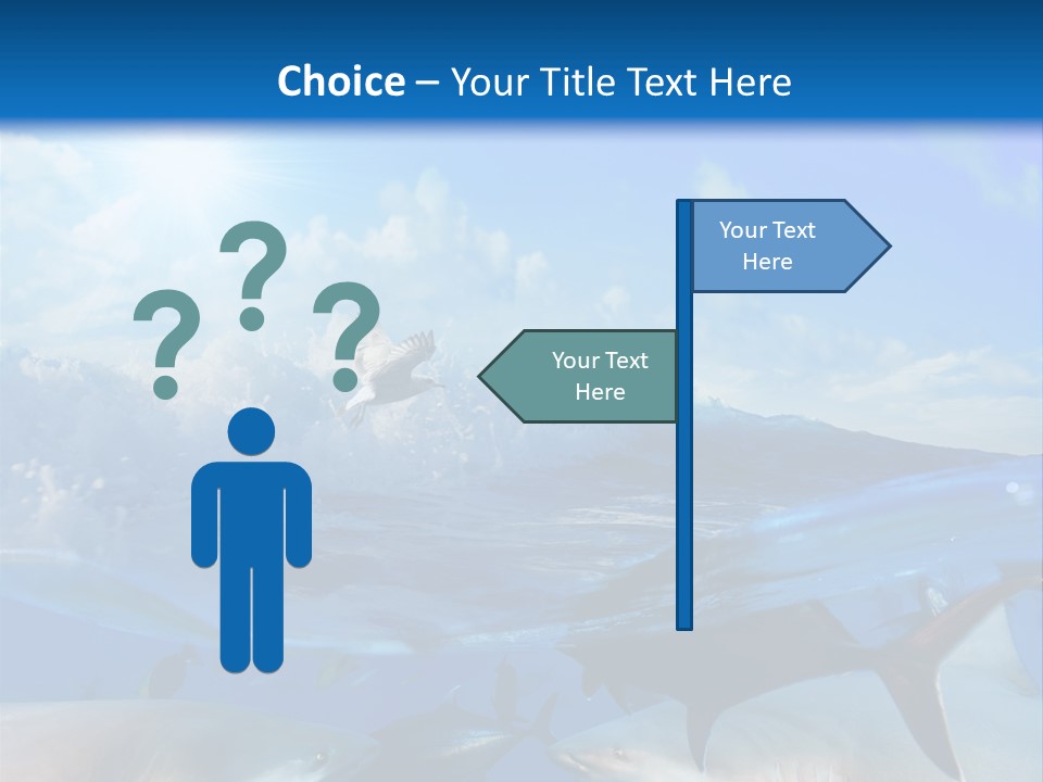 Water Brightly Reef PowerPoint Template