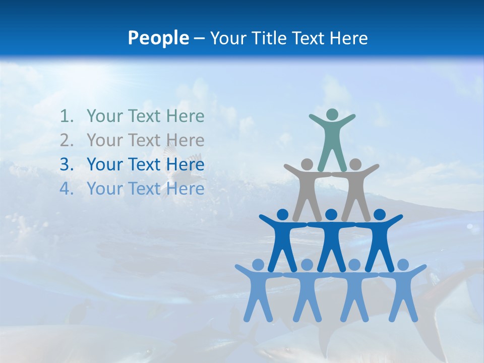 Water Brightly Reef PowerPoint Template