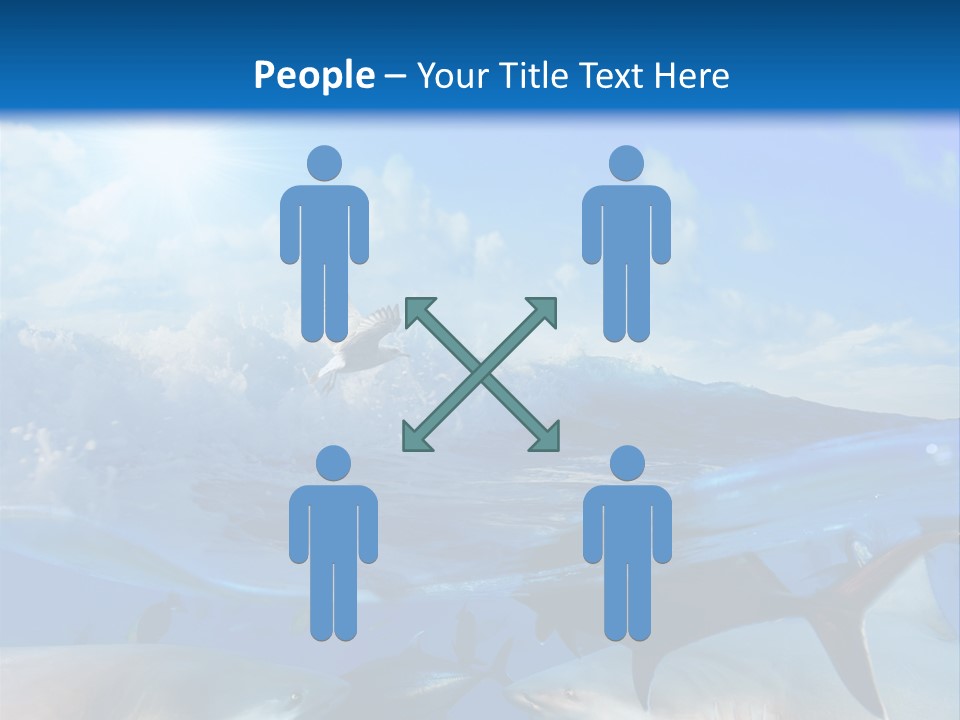 Water Brightly Reef PowerPoint Template