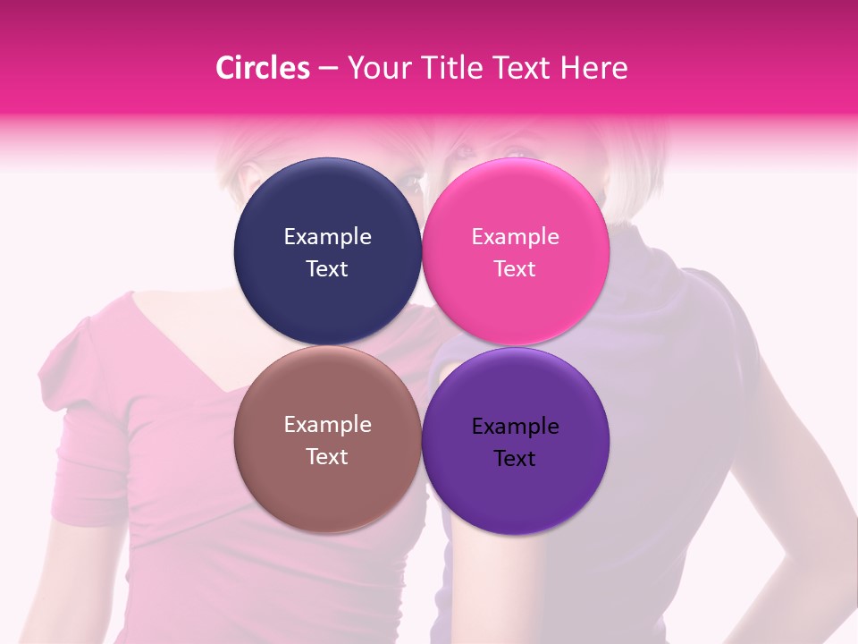 Friend Shopping Relationship PowerPoint Template