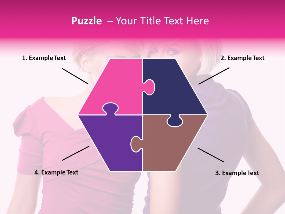 Friend Shopping Relationship PowerPoint Template