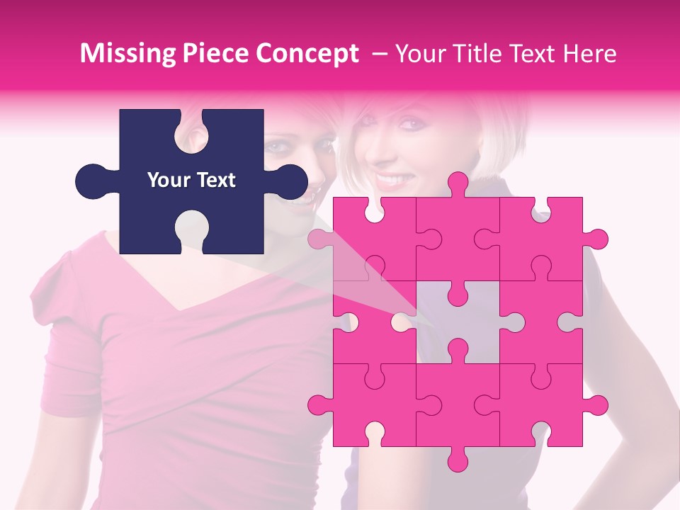 Friend Shopping Relationship PowerPoint Template