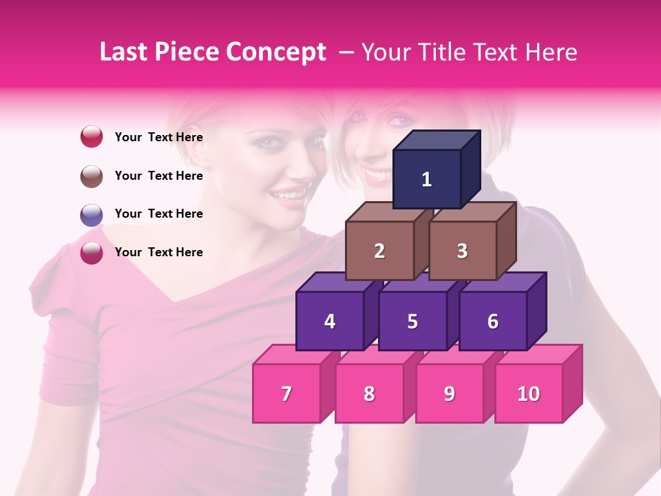 Friend Shopping Relationship PowerPoint Template