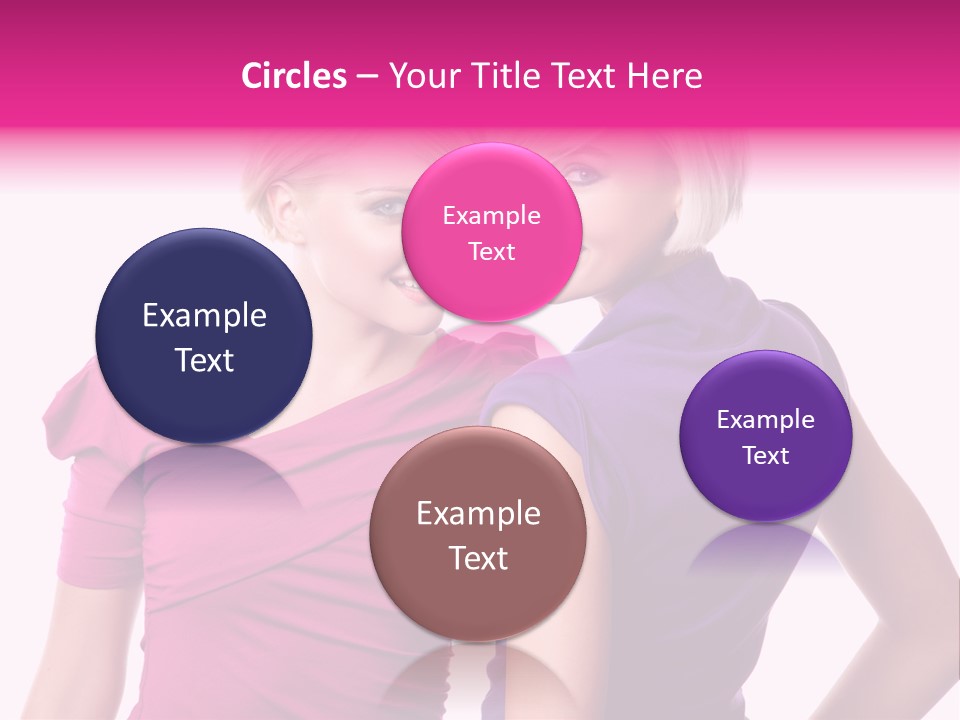 Friend Shopping Relationship PowerPoint Template