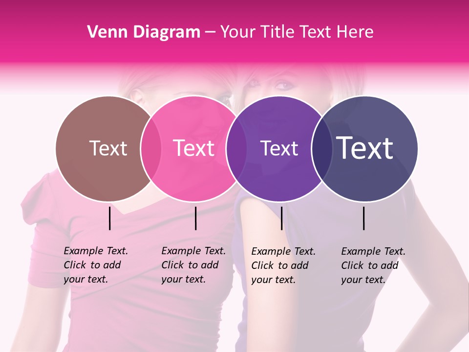 Friend Shopping Relationship PowerPoint Template