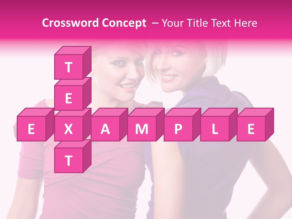 Friend Shopping Relationship PowerPoint Template