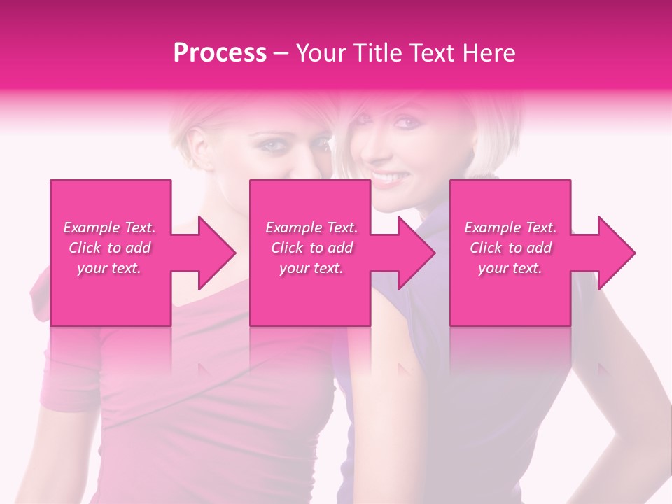 Friend Shopping Relationship PowerPoint Template