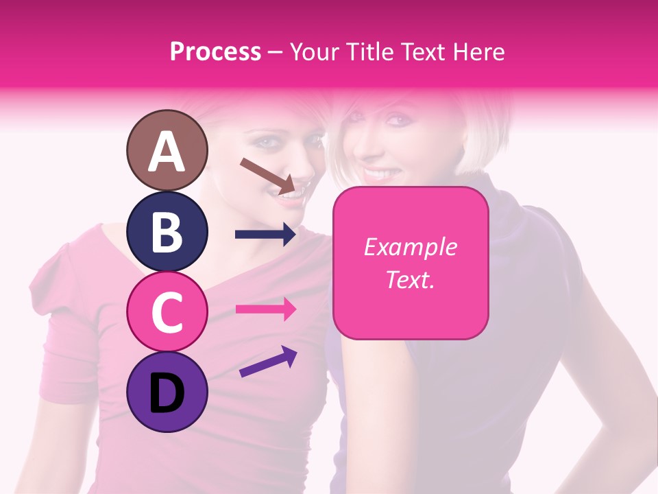 Friend Shopping Relationship PowerPoint Template