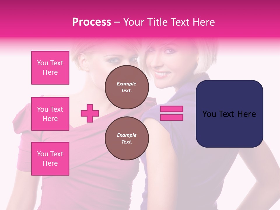 Friend Shopping Relationship PowerPoint Template