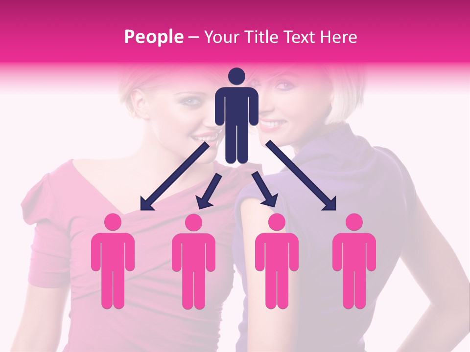 Friend Shopping Relationship PowerPoint Template