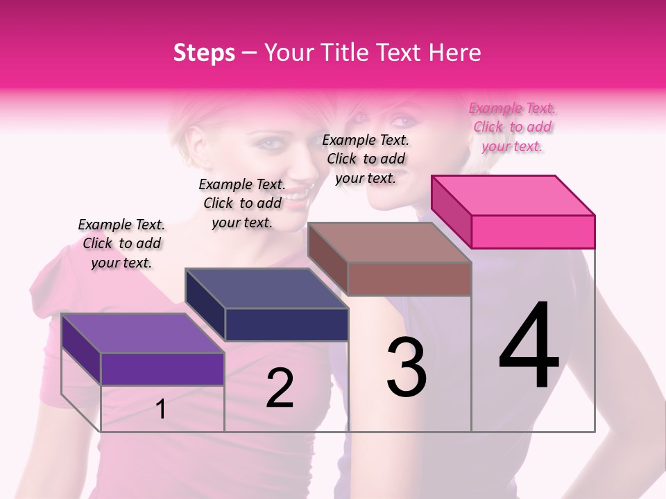 Friend Shopping Relationship PowerPoint Template