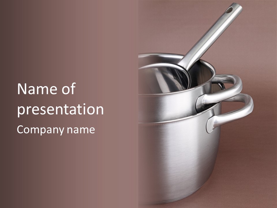 Background Cuisine Kitchenware PowerPoint Template