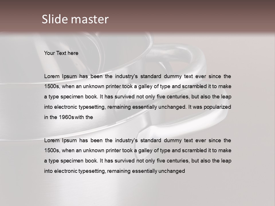 Background Cuisine Kitchenware PowerPoint Template