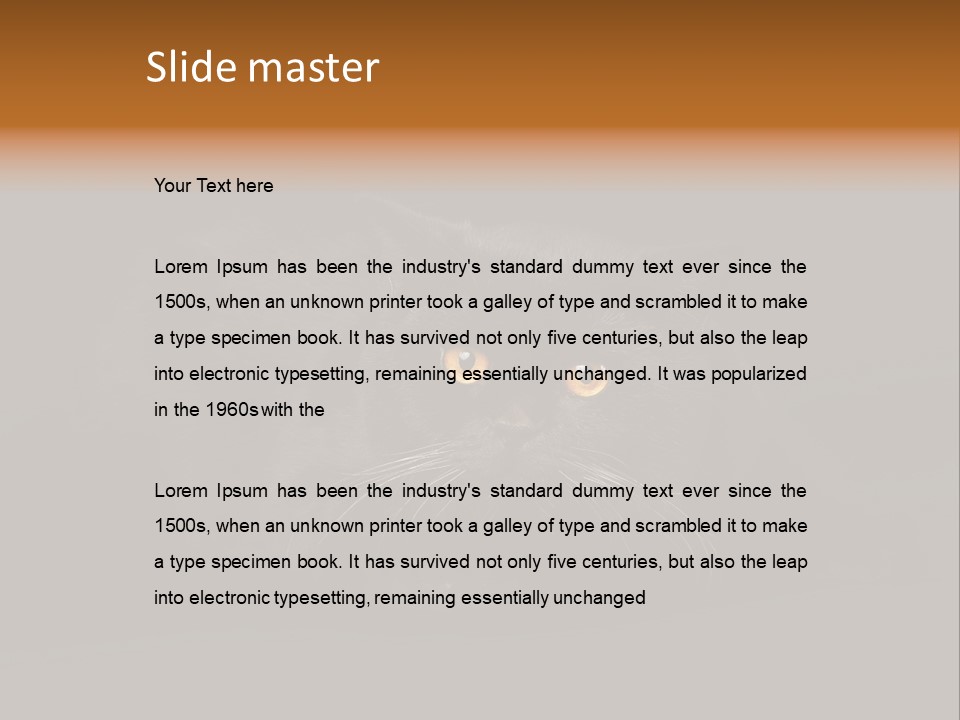 Dark Solid Breed PowerPoint Template