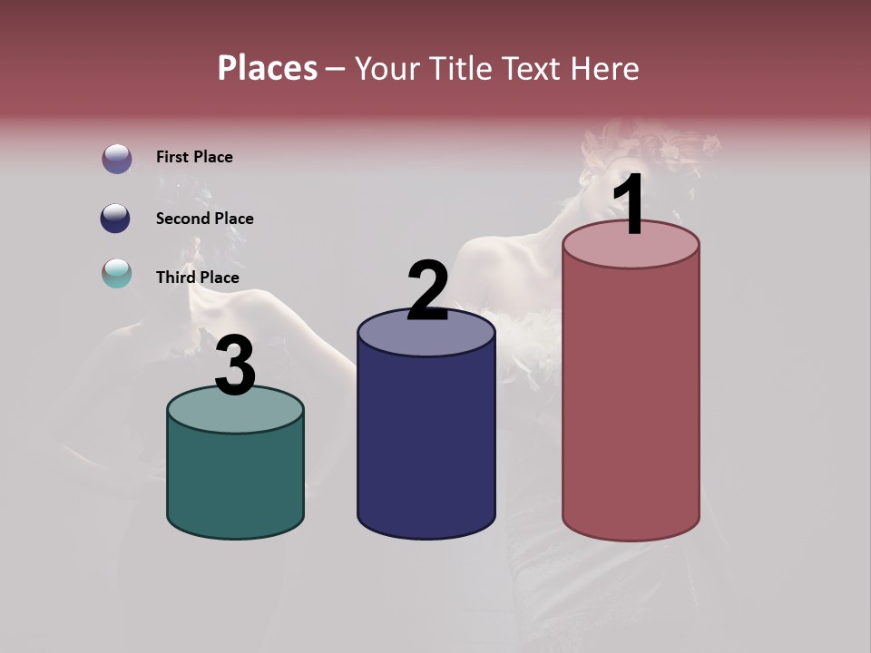 Glamor Make Up Posing PowerPoint Template