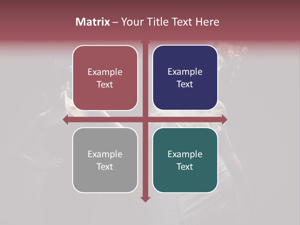 Glamor Make Up Posing PowerPoint Template