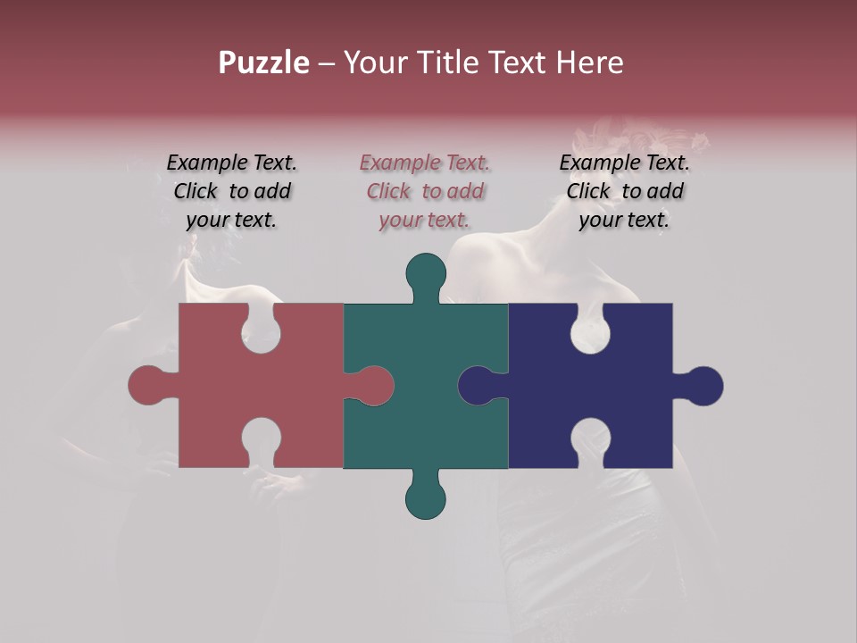 Glamor Make Up Posing PowerPoint Template