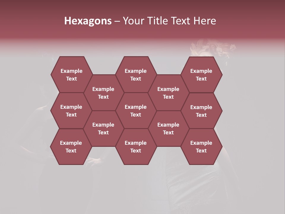 Glamor Make Up Posing PowerPoint Template