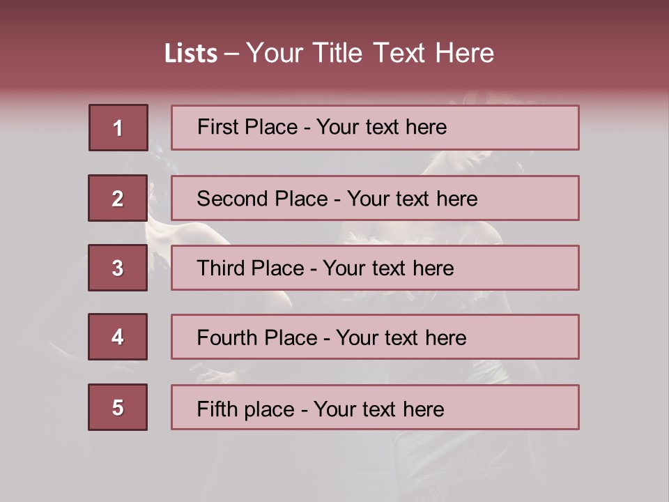 Glamor Make Up Posing PowerPoint Template
