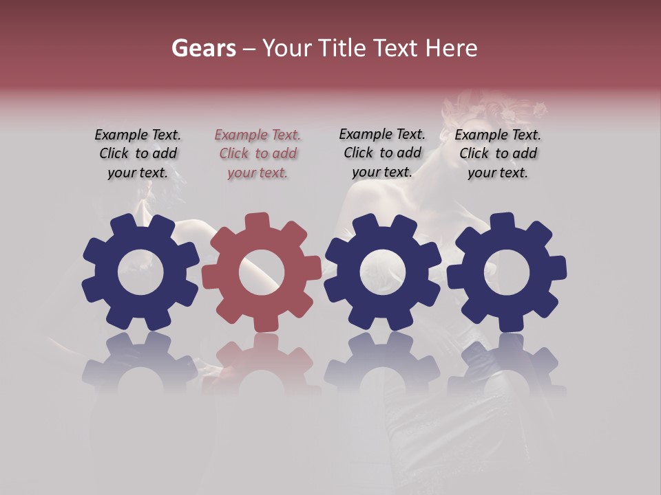 Glamor Make Up Posing PowerPoint Template