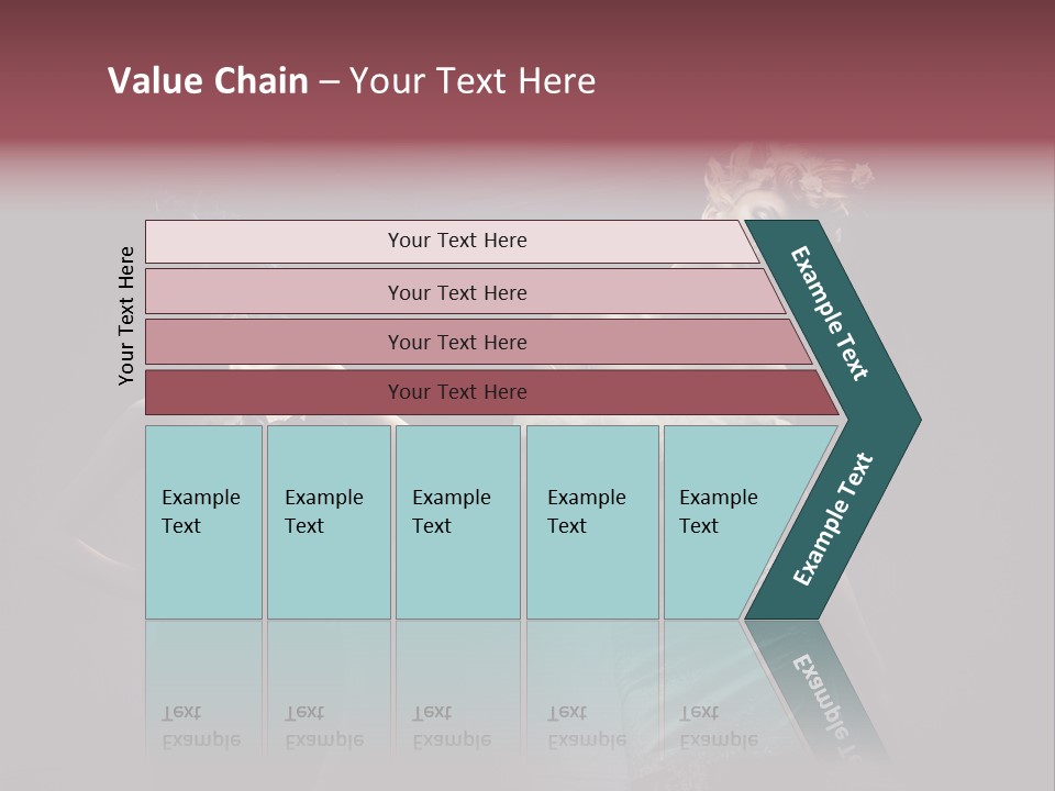 Glamor Make Up Posing PowerPoint Template