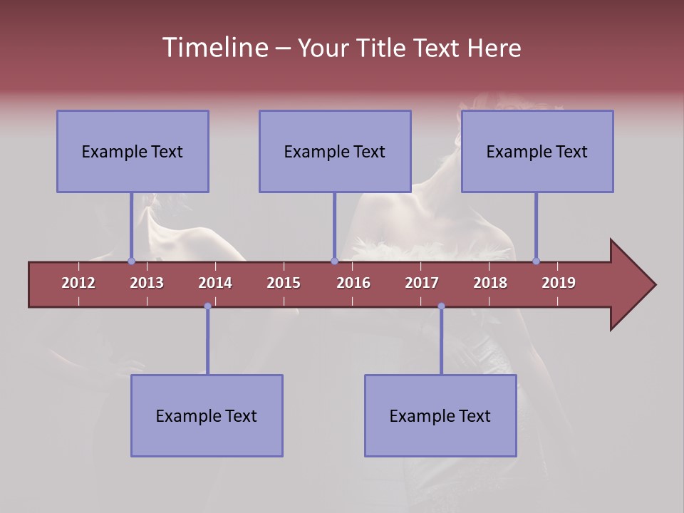 Glamor Make Up Posing PowerPoint Template